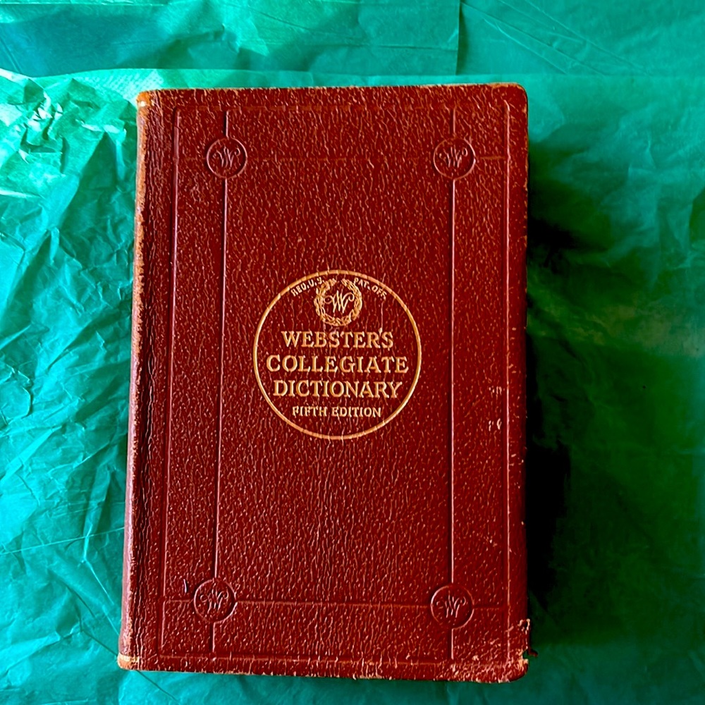 Webster’s Collegiate Dictionary 1936